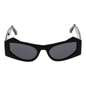 Geometrische Sonnenbrille Schwarz