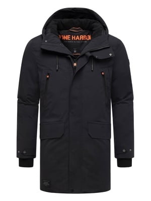Stone Harbour Herren Winterparka Kitraan mit Magnetverschluss & Fleecefutter