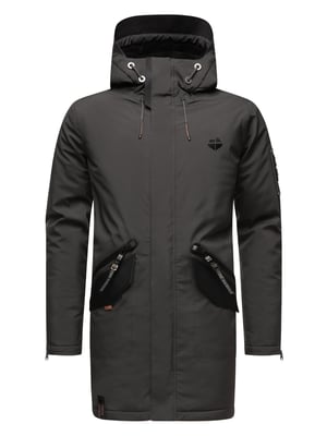 Stone Harbour Herren Winterjacke Ragaan mit Teddyfell & Kapuze