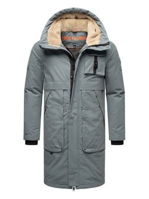 Stone Harbour Herren Outdoorjacke Cyriaan mit Teddyfellkapuze & winddichtem Design