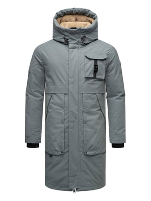 Stone Harbour Herren Outdoorjacke Cyriaan mit Teddyfellkapuze & winddichtem Design
