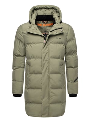 Stone Harbour Herren Wintermantel Thadeek mit abnehmbarer Kapuze & Magnettaschen