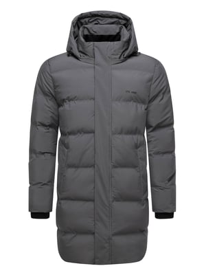 Stone Harbour Herren Wintermantel Thadeek mit abnehmbarer Kapuze & Magnettaschen