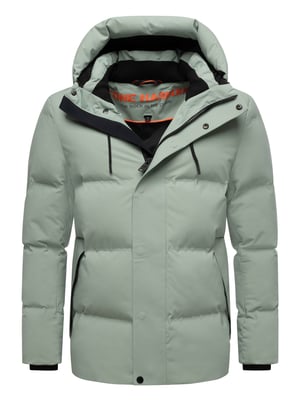 Stone Harbour Herren Winterjacke Taviaan mit Fleecekapuze & winddichtem Design