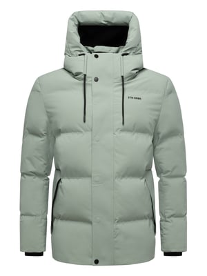 Stone Harbour Herren Winterjacke Taviaan mit Fleecekapuze & winddichtem Design