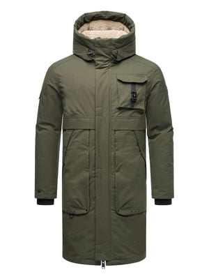 Stone Harbour Herren Outdoorjacke Cyriaan mit Teddyfellkapuze & winddichtem Design