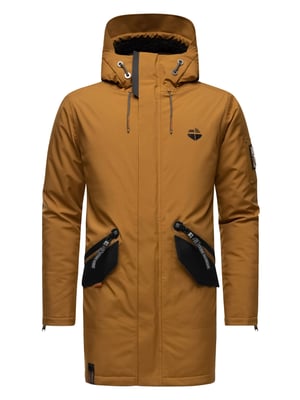 Stone Harbour Herren Winterjacke Ragaan mit Teddyfell & Kapuze