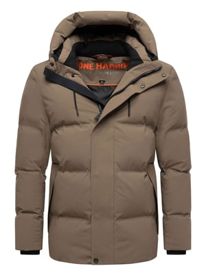 Stone Harbour Herren Winterjacke Taviaan mit Fleecekapuze & winddichtem Design