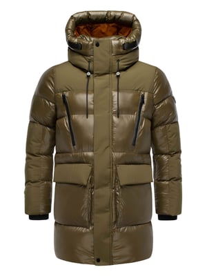 Stone Harbour Herren Winterjacke Nelioon mit 2-Wege-Reißverschluss & Kapuze