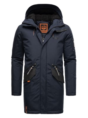 Stone Harbour Herren Winterjacke Ragaan mit Teddyfell & Kapuze