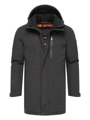 Stone Harbour Herren Winterjacke Phinoo mit Fleece-Taschen & 2-Wege-Reißverschluss