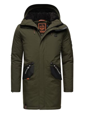 Stone Harbour Herren Winterjacke Ragaan mit Teddyfell & Kapuze