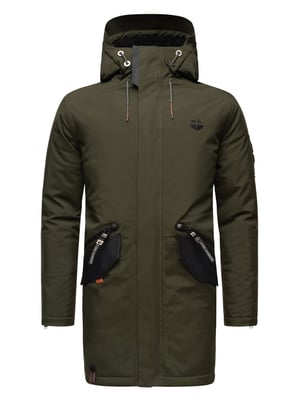 Stone Harbour Herren Winterjacke Ragaan mit Teddyfell & Kapuze