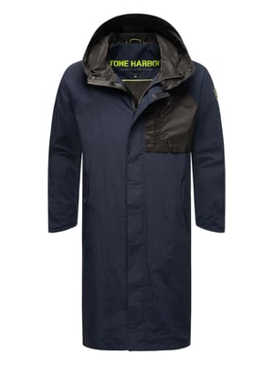Stone Harbour Herren Regenjacke Zafaar lang geschnitten & wind- / wasserabweisend