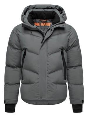 Stone Harbour Herren Winterjacke Livianoo mit abnehmbarer Kapuze & Fleece-Taschen