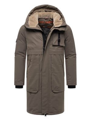 Stone Harbour Herren Outdoorjacke Cyriaan mit Teddyfellkapuze & winddichtem Design