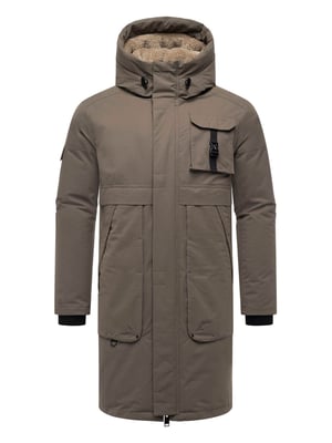 Stone Harbour Herren Outdoorjacke Cyriaan mit Teddyfellkapuze & winddichtem Design