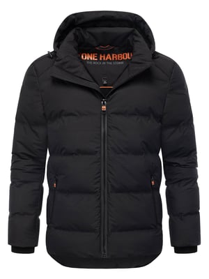 Stone Harbour Herren Winterjacke Gavriloo mit abnehmbarer Kapuze & Fleecefutter