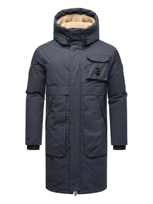 Stone Harbour Herren Outdoorjacke Cyriaan mit Teddyfellkapuze & winddichtem Design