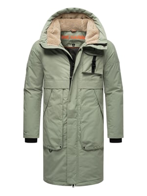 Stone Harbour Herren Outdoorjacke Cyriaan mit Teddyfellkapuze & winddichtem Design