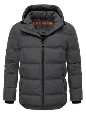 Stone Harbour Herren Winterjacke Gavriloo mit abnehmbarer Kapuze & Fleecefutter