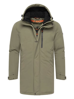 Stone Harbour Herren Winterjacke Phinoo mit Fleece-Taschen & 2-Wege-Reißverschluss
