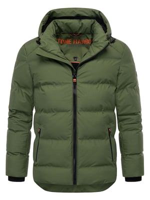 Stone Harbour Herren Winterjacke Gavriloo mit abnehmbarer Kapuze & Fleecefutter