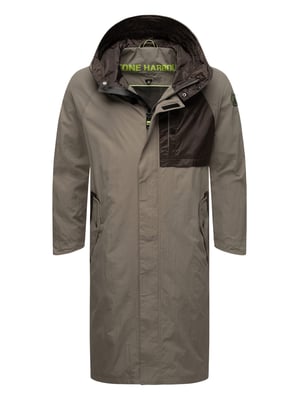Stone Harbour Herren Regenjacke Zafaar lang geschnitten & wind- / wasserabweisend