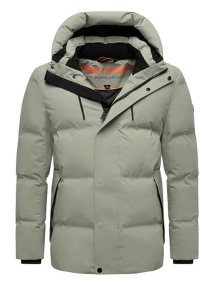 Stone Harbour Herren Winterjacke Taviaan mit Fleecekapuze & winddichtem Design