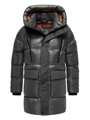 Stone Harbour Herren Winterjacke Nelioon mit 2-Wege-Reißverschluss & Kapuze