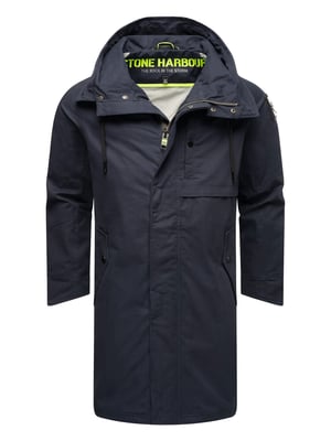 Stone Harbour leichte Herrenjacke Yaroon aus Baumwolle & mit langem Schnitt