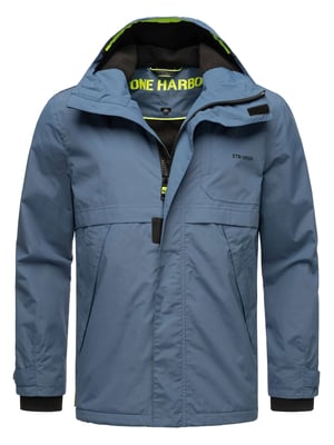 Stone Harbour leichte Herrenjacke Zanjaar mit Fleecefutter & 2-Wege-Reißverschluss