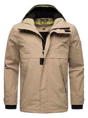 Stone Harbour leichte Herrenjacke Zanjaar mit Fleecefutter & 2-Wege-Reißverschluss