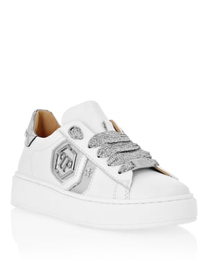 Leather Lo-Top Sneakers Hexagon