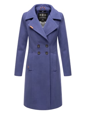 Navahoo Damen Trenchcoat Wooly – Premium Wintermantel mit Eleganter Passform