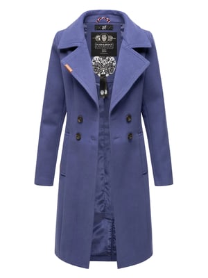 Navahoo Damen Trenchcoat Wooly – Premium Wintermantel mit Eleganter Passform