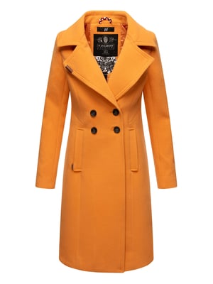 Navahoo Damen Trenchcoat Wooly – Premium Wintermantel mit Eleganter Passform