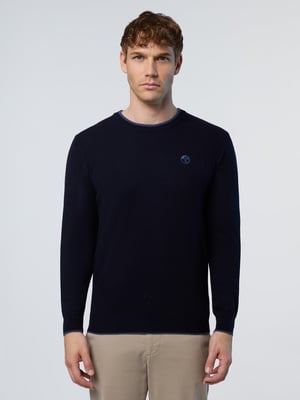 North Sails Pullover Rundhalsausschnitt mit gesticktem Logo