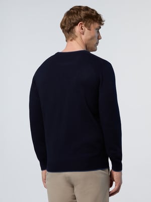 North Sails Pullover Rundhalsausschnitt mit gesticktem Logo