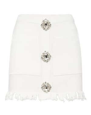 Kurzer Strickrock Monogram