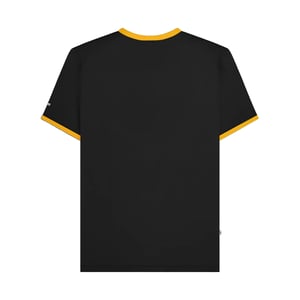 Lambretta - T-Shirt Ringer-Stil für Herren (Schwarz/Gold)