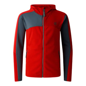 Dare 2B - "Thriving IV" Fleecejacke für Kinder (Leuchtend Rot/Sturmwetter/Sevilla Blau)