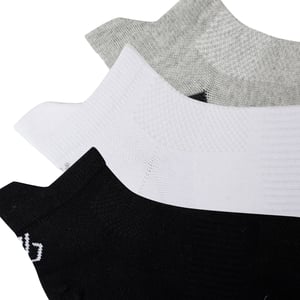Dare 2B - "Movement" Sneaker-Socken für Herren/Damen Unisex(3er-Pack) (Schwarz/Weiß/Grau meliert)