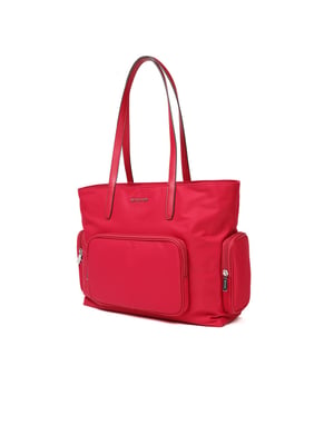 Michael Kors Khai Große Multifunktions-Taschen Tote Rot