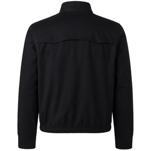 Ben Sherman Signature Herren Schwarze Harrington-Jacke