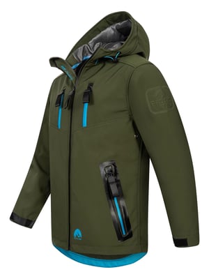 Arctic Seven Herren Softshell Jacke AS-306 – Outdoor Funktionsjacke, wasserabweisend, winddicht