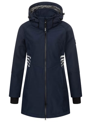 Arctic Seven Damen Softshell Jacke AS-305 – lang, wind- & wasserabweisend, reflektierend