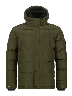 Alessandro Salvarini Herren Winterjacke AS-326 mit Teddyfell & abnehmbarer Kapuze
