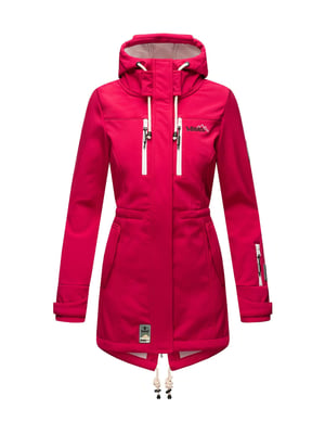 Marikoo lange Damen Steppjacke Abendsternchen mit abnehmbarer Kapuze