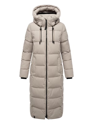 Marikoo Damen Winterjacke Nadeshikoo – lang, warm & mit Kapuze
